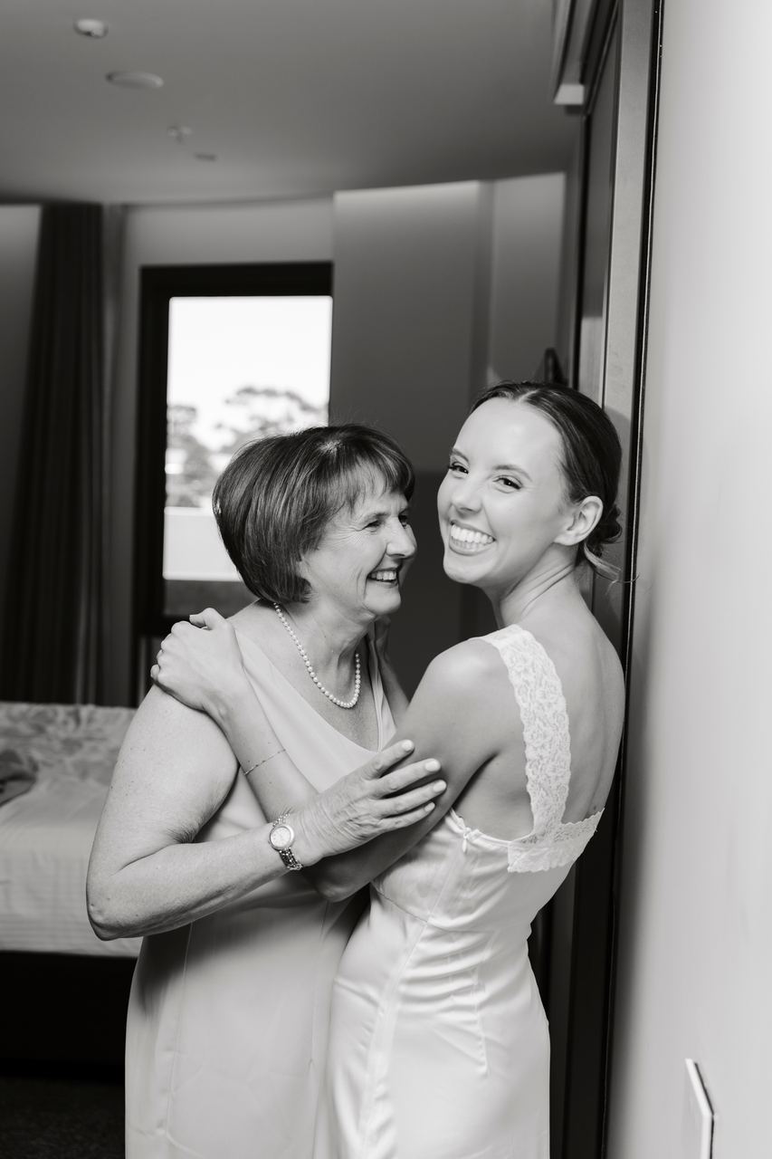 Alex sharing a moment with family